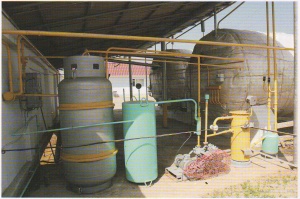 UNDP project. Biogas unit.